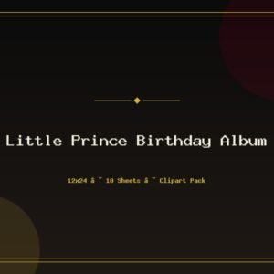 Little Prince Birthday Album