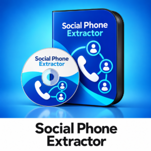 Social Phone Extractor software box and CD